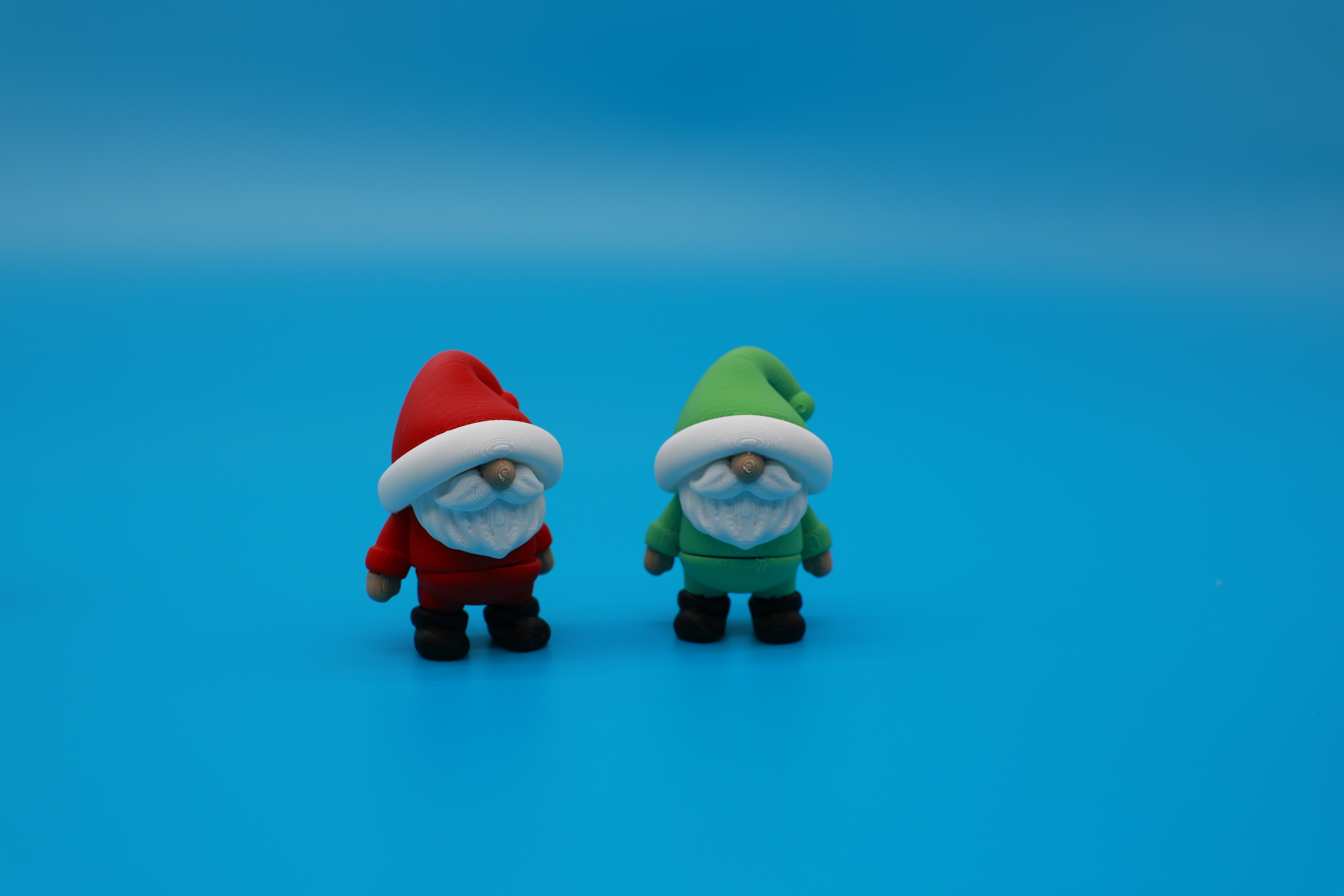 Group of Christmas gnomes